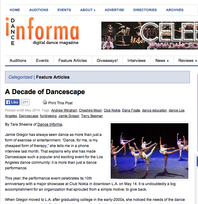 Dance Informa image